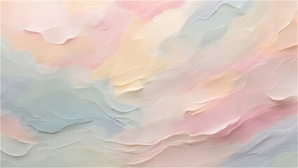 Abstract Pastel Painting With Textured Brushstrokes Capturing Light and Shade