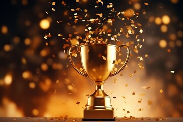 Wall Mural - champion award gold cup
