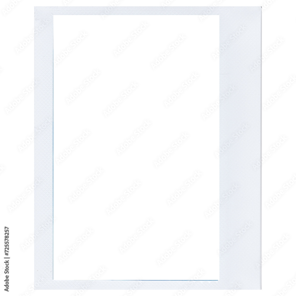 vintage film frame with a transparent background, instant photo ...