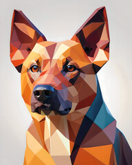 Sticker - Dog Stylized image