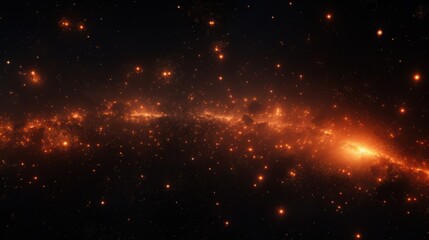 Wall Mural - scifi style particles wallpaper background