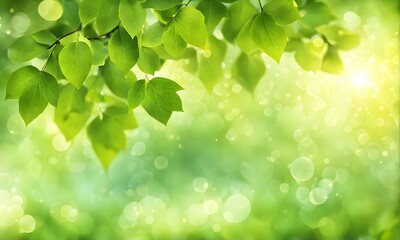 Poster - Summer sunlight bokeh