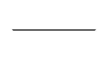 Black straight line . Lines, borders, underline pencil strokes, drawing dividers for design. 