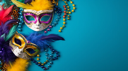 Wall Mural - venetian carnival mask