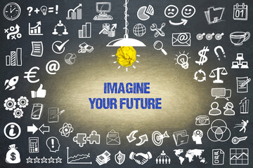 Canvas Print - imagine your future	