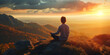 © Erzsbet - Perfect dreamy place for meditation above the clouds view to a dream to te nature landscape