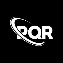 PQR Logo. PQR Letter. PQR Letter Logo Design. Initials PQR Logo Linked With Circle And Uppercase Monogram Logo. PQR Typography For Technology, Business And Real Estate Brand.