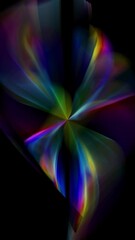 Wall Mural - Abstract vertical gradient video, Holographic multicolor vertical video, Abstract liquid vertical video
