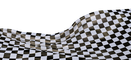 Poster - Checkered flag, race flag background