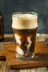 Wall Mural - Frozen Boozy Irish Stout Beer Ice Cream Float