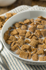 Canvas Print - Healthy Wheat Squares Breakfast Cereal