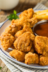 Canvas Print - Organic Fried Chicken Nugget Bites