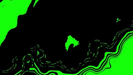Aufkleber - Black and white pixel motion glitch effect on green chroma key background, cut out, overlay. Loop 4k