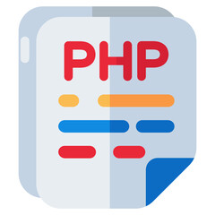 unique design icon of web coding