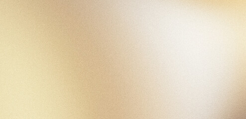 Wall Mural - light brown beige grainy gradient background subtle pastel banner backdrop noise texture copy space
