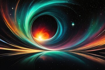 Wall Mural - Gorgeous and breathtaking astral background