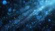 blue luxury glitter and bokeh particles, blue bokeh background, holiday festival background