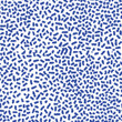 denim blue white colours polka dots  hand abstract draw minimal seamless geo pattern in vector . Shibori print. Watercolour  batik. Handmade shirt tie dye Japan traditional tile.