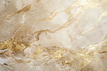 Wall Mural - Sumptuous beige marble texture with golden veins, perfect for creating a luxurious backdrop for home decor, elegant stationery, or upscale marketing materials.