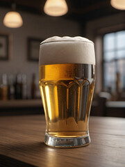 Photo Of White Background Glass Of Beer.