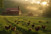 Chicken Farm ,industry,snapshot Asthetic Ariel Top View