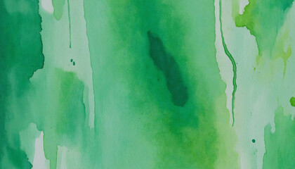 Sticker - Green watercolor on transparent