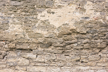 Wall Mural - Wall of an ancient stone castle