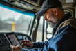 © AAA - truck drivers use tablet pcs