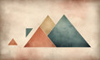 © Zain - abstract triangle wallpaper vintage