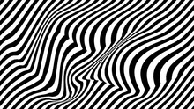 Black And White Zebra Stripes Motion Graphic Fluid Background Animation Design Template