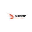Shrimp logo vector design