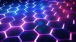 © tigerheart - Hexagon pattern with glowing lights