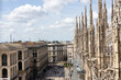 Parte del Duomo di Milano, Italia