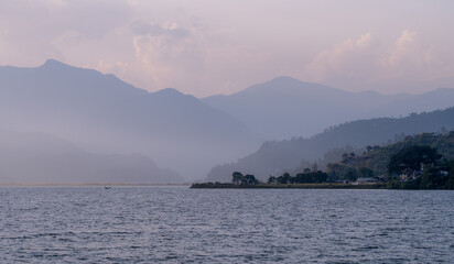 Wall Mural - Fewa Lake in Evening Light