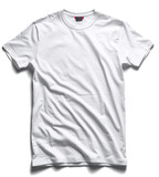 Fototapeta  - White t shirt blank isolated on white background. Tee design mockup presentation for print. Ai Generated