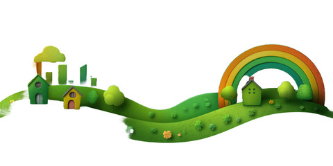 Wall Mural - st patricks day set