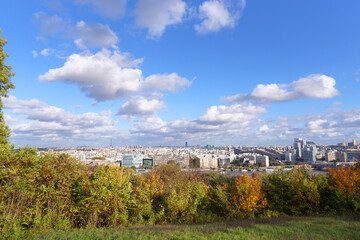 Poster - Panoramic view in the National Estate of Saint-Cloud 