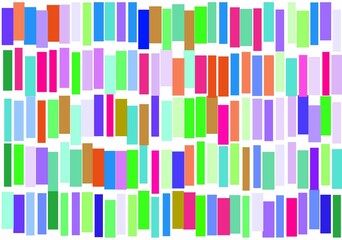 Poster - pattern with colorful strips