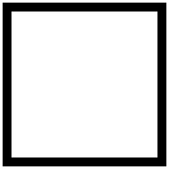 Rectangle and circle shape with solid and dotted line outline for background.