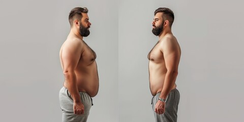 Sticker - Amazing body Transformation Before And After