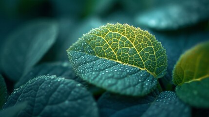 Poster - inside of a leave 