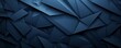 © Image Quotient - Abstract texture dark blue background banner panorama long with 3d geometric triangular gradient shapes for website, business, print design template metallic metal paper pattern, Generative AI