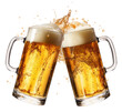 © PNG Land - mug beer toasting isolated on white background