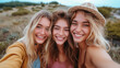 © MagicsPhotos - portrait of three smiling women,ai