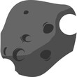 © AbdulGofururrohim - Asteroid Rock Illustration