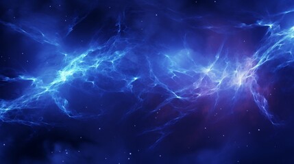 Wall Mural - vibrant blue lightning plasma: electrifying background for dynamic designs
