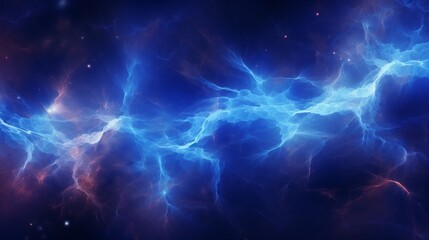 Wall Mural - vibrant blue lightning plasma: electrifying background for dynamic designs