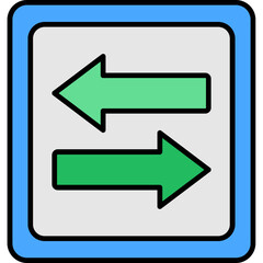 Sticker - Transfer Icon