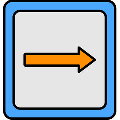 Sticker - Right Icon