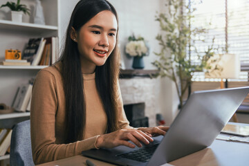 Fototapete - Accountant Or Auditor working With computer in office